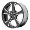 KMC KM680 Sync 20X8.5 Black