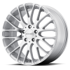 KMC KM693 Maze 17X7 Silver with Machined Face
