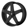KMC KM775 Rockstar Car 18X8 High Temp Matte Black Coated