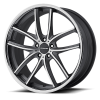 Lorenzo WL199 20X10 Matte Black W/Machine