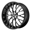 Lorenzo WL27 20X10 Gloss Black With Machined Face
