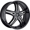 MKW Type 105 Black 18 X 7.5 Inch Wheel
