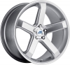 Mach M5 17X7.5 Hyper Silver Machined
