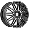 Menzari Noire Z10 Black Machined Wheel Packages