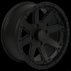 Vision 159 Outback Black Satin 14 X 7 Inch Wheels