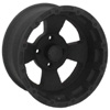 Vision 161 Bruiser Machined Black 12 X 7 Inch Wheels
