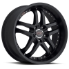 Milanni  9012 Kapri 18X8.5 Satin Black