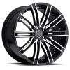 Milanni  9032 Khan 18X8.5 Gloss Black Mirror Machined Face