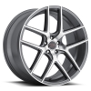Milanni  9052 Tycoon 18X8.5 Graphite Mirror Machined Face