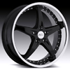 Milanni ZS 1 Type 453 Gloss Black SS Lip Wheel Packages