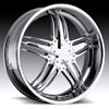 Milanni Force Type 457 Chrome 18 X 7.5 Inch Wheels