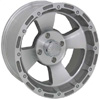 Vision 161 Bruiser Machined Clear Coat 12 X 7 Inch Wheels