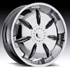 Milanni Paralyzer 455 Chrome Black Accents Wheel Packages