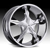 Milanni Tempest Type 451 Chrome with Black Inserts Wheel Packages
