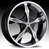 Milanni Tempest 451 Gloss Black Machined Wheel Packages