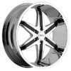 Milanni 446 Kool Whip Black Chrome 24 X 9.5 Inch Wheels