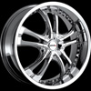 MKW Type 101 Chrome 16 X 7 Inch Wheel