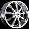MKW Type 102 Chrome 16 X 7 Inch Wheel