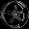 MKW Type 103 Black 22 X 9.5 Inch Wheel