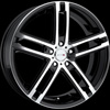 MKW Type 72 Black with Machined Face Wheel Packages