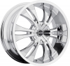MKW M114 17X7.5 Chrome