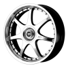 Motegi FF7 16X7 Bright Silver With Clearcoat
