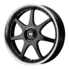 Motegi FF7 16X7 Gloss Black With Clearcoat