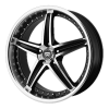 Motegi MR107 18X8 Gloss Black Machined