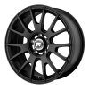 Motegi MR118 17X8 High Temp Matte Black Coated