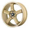 Motegi MR122 17X8 Gold With Machined Stripe
