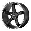 Motegi MR122 20X8.5 Satin Black With Machined Stripe