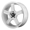 Motegi MR122 17X8 White With Machined Stripe