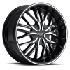 Noir Onix 20X8.5 Black Machined