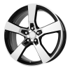 OE Creations PR124 20X8 Gloss Black With Machined Spokes And Lip