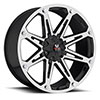 Off Road Monster M01 Black Machined 22 X 10 Inch Wheel