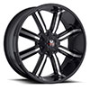 Off Road Monster M03 Black Machined 17 X 9 Inch Wheel