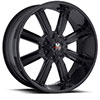 Off Road Monster M03 Black 17 X 9 Inch Wheel