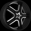 Onyx 902 Black 22 x 8 Inch Wheel