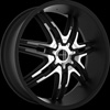 Onyx 904 Black 22 x 9 Inch Wheel