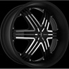 Onyx 906 Black 22 x 8 Inch Wheel