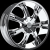 Onyx 907 Chrome 20 x 8 Inch Wheel