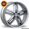 Pinnacle P54 Halo Chrome with Black Inserts Wheel Packages