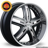 Pinnacle P54 Halo Machined with Black Inserts Wheel Packages