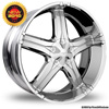 Pinnacle P56 Cruz Chrome Wheel Packages