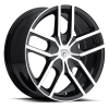 Pinnacle P78 Vane 22X8.5 Black Machine