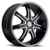 Pinnacle P82 Nexxa 20X8.5 Black Machine
