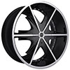 Strada Pistola Black Machined Face 18 X 7.5 Inch Wheels