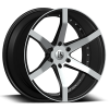 Red Sport RSW-105B 22X8.5 Black Machined
