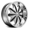 Red Sport RSW88 22X9.5 Chrome with Black Inserts