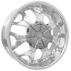 Rennen E1 Chrome Center Caps